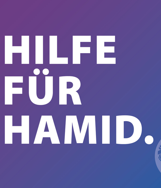 Spendenaufruf für Hamid Rezai